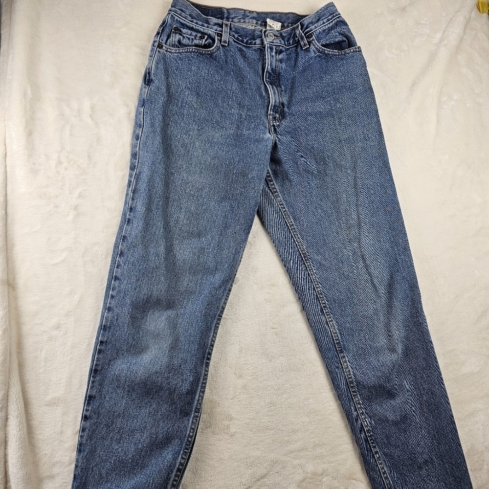 Levi’s 550 12 Relaxed Fit Tapered Leg Vintage Jeans Denim Medium blue wash retro